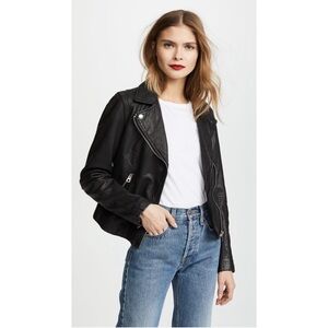 Madewell Washed Leather Motorcycle Jacket